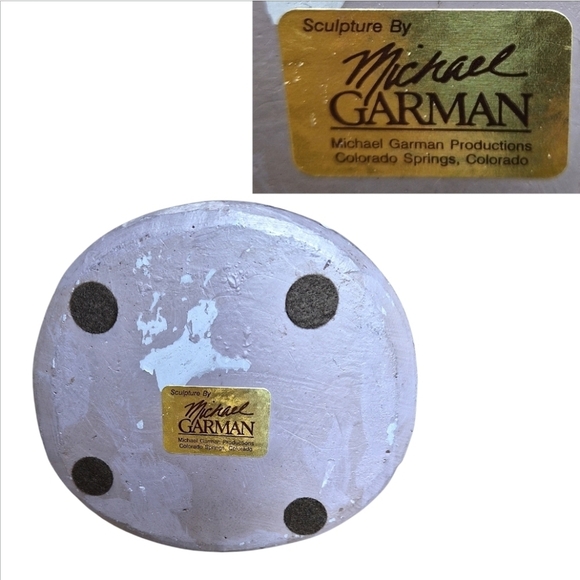 Michael Garman “The Traveler” 1977 Signed Sculpture – Christmas ’88 Edition - Picture 9 of 10